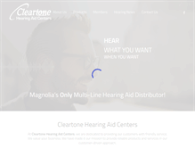 Tablet Screenshot of cleartonetx.com